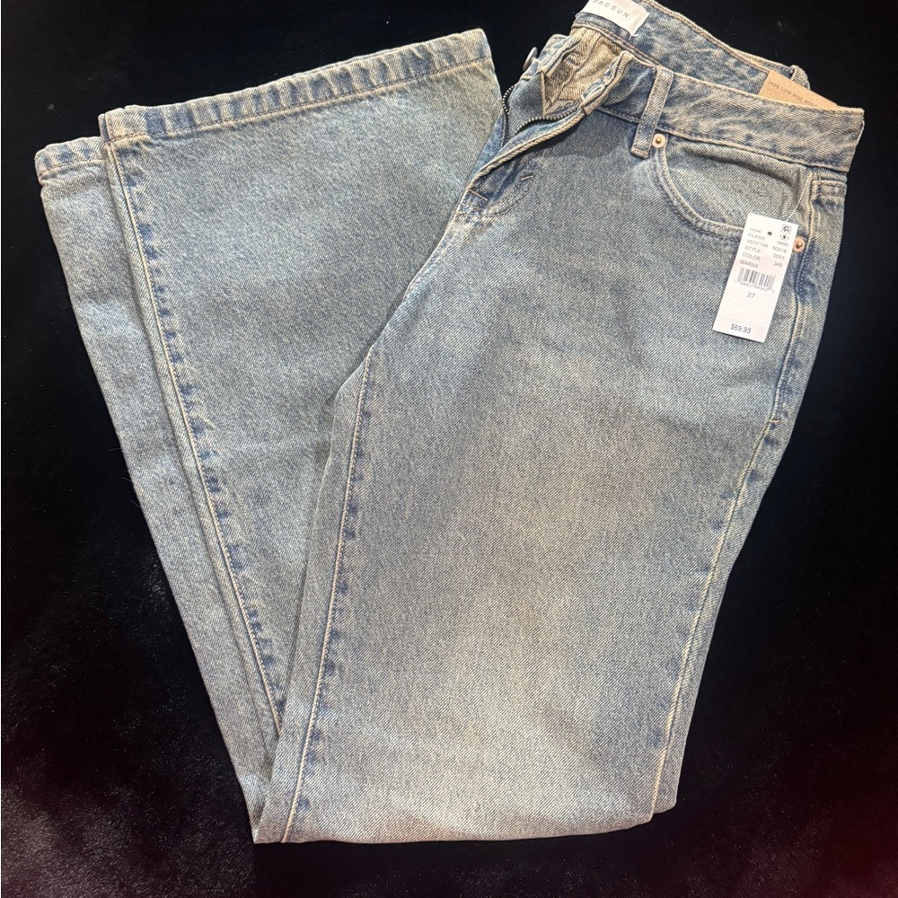PacSun Light Blue Flare & Wide Leg Jeans